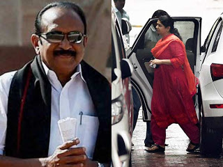 அப்பா எப்படி இருக்காரு இப்போ?… கனிமொழியிடம் விசாரித்த வைகோ