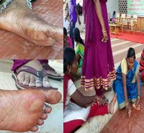 ‘செருப்பின்றி ஓடச் சொன்னார்கள்’: பாதம் புண்பட்ட பெண் ஊழியர்கள்!