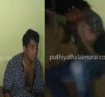 சரமாரி அடி- வைரலாகும் பொள்ளாச்சி பாலியல் வழக்கில் குற்றம்சாட்டப்பட்டவர்களை பொதுமக்கள் தாக்கும் வீடியோ