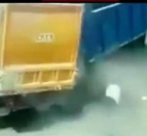 திருவள்ளூரில் தறிகெட்டு ஓடி விபத்தை ஏற்படுத்திய லாரி: பதறவைக்கும் சிசிடிவி காட்சி!