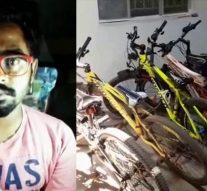 சைக்கிள்களை திருடி விற்ற டியூசன் மாஸ்டர் கைது