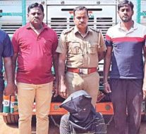 தி.மலை | 4 இடங்களில் நடந்த ஏடிஎம் கொள்ளையில் 6-வது நபர் கைது: கர்நாடக எல்லையில் கன்டெய்னர் லாரி பறிமுதல்