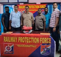 திருச்சி வந்த ஹவுரா ரயிலில் 2.2 கிலோ கஞ்சா பறிமுதல்